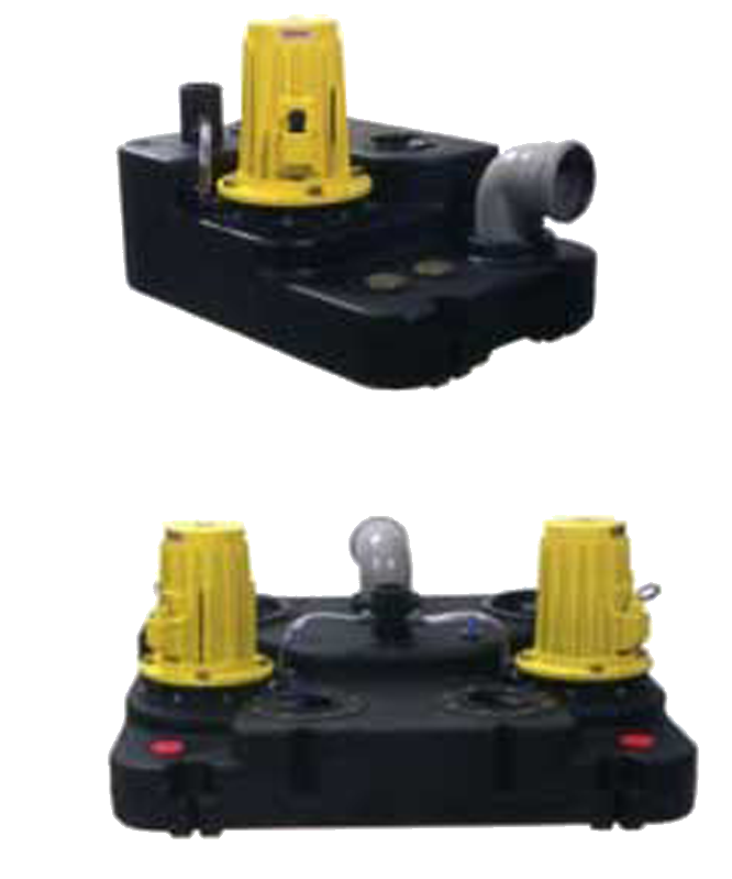 Abbildung Akzentra Abwasserhebenlagen Boy Einzel- und Boy Doppelhebenlage